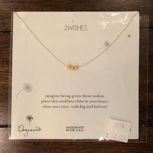 Dogeared 3 wishes necklace